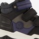 Hoge jongens sneakers zwart blauw