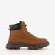 Jongens veterboots cognac bruin