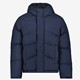 Gewatteerde heren winterjas blauw
