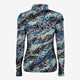 Dames coltrui met print blauw zwart
