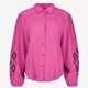 TwoDay dames blouse met geborduurde mouwen roze