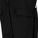 Dames blazer gilet met ceintuur zwart