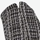 Structuurgeweven dames skort zwart wit