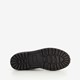 Metallic meisjes veterboots petrol