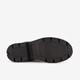 Leren meisjes biker boots zwart