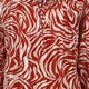 Dames blouse met print rood wit