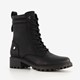 Blue Box dames veterboots zwart