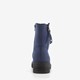 Dames enkellaarsjes donkerblauw