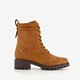 Dames veterboots cognac