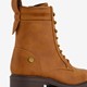 Dames veterboots cognac