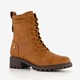 Blue Box dames veterboots cognac