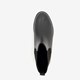 Lage dames chelsea boots zwart