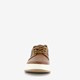 Leren heren veterschoenen cognac