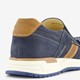 Leren heren instappers blauw