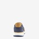 Leren heren instappers blauw