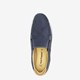 Leren heren instappers blauw