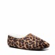 Thu!s gevoerde dames pantoffels met luipaardprint