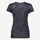 Dames sport T-shirt met slangenprint grijs