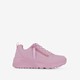 Meisjes sneakers roze met rits
