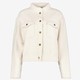 Dames teddy bomber jas beige