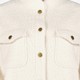 Dames teddy bomber jas beige