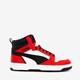 Rebound V6 Mid jongens sneakers rood zwart