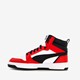 Rebound V6 Mid jongens sneakers rood zwart