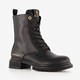 Hush Puppies dames veterboots zwart