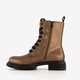 Dames veterboots brons