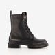 Dames veterboots zwart