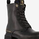 Dames veterboots zwart
