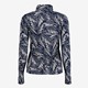 Dames top blauw met print