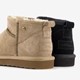 Gevoerde suede laarsjes lichtbruin