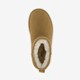 Gevoerde suede laarsjes camel