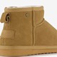 Gevoerde suede laarsjes camel