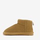 Gevoerde suede laarsjes camel