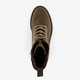 Dames veterboots olijfgroen