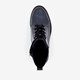 Dames lak veterboots blauw