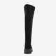 Hoge dames stretch boots zwart