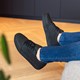 Zwarte heren sneakers
