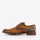 Leren heren veterschoenen cognac