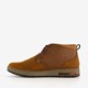 Evenstone hoge leren heren sneakers bruin