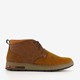 Evenstone hoge leren heren sneakers bruin