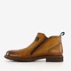 Leren herenschoenen cognac bruin