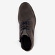 Hoge bruine suede heren veterschoenen