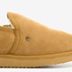 Suede pantoffels met merino wol