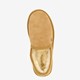 Suede pantoffels met merino wol