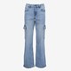 TwoDay dames cargo jeans medium blauw