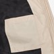 Gewatteerde dames winterjas beige