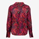 Dames blouse met print rood